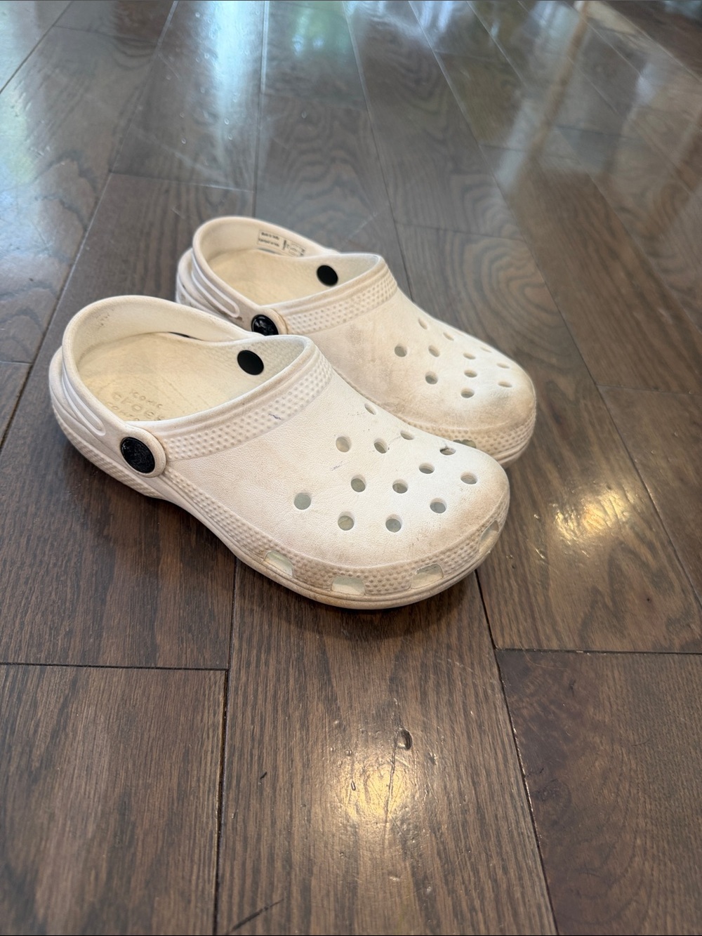 Kids White Crocs